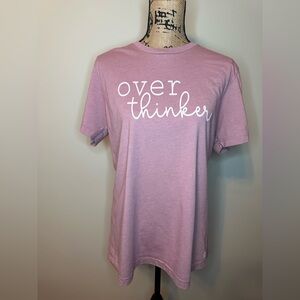 Over thinker T-shirt Women’s Size Large
